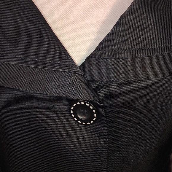 WANKO Cotton Blend Chic Unique Shawl Collar Long Sleeve Dress Coat Size 34 - Picture 8 of 15